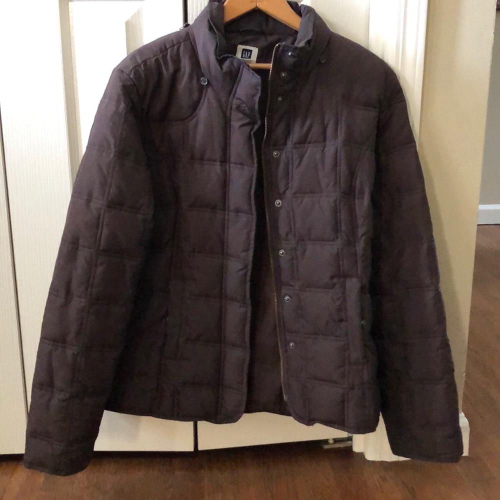 Gap brown lightly puffed jacket